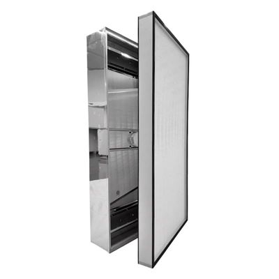 Unidad de filtro de ventilador de acceso inferior BFU con flujo de aire HEPA extragrande, vibración ultrabaja y cambio de filtro sin herramientas para salas limpias ISO 5-9