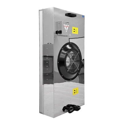 Unidad de filtro de ventilador de acceso inferior BFU con flujo de aire HEPA extragrande, vibración ultrabaja y cambio de filtro sin herramientas para salas limpias ISO 5-9