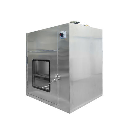 Ventana de transferencia de flujo laminar a prueba de explosión. 99.999% de purificación. Material peligroso pasa a través de las salas limpias químicas, farmacéuticas y GMP.