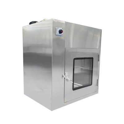 Ventana de transferencia de flujo laminar a prueba de explosión. 99.999% de purificación. Material peligroso pasa a través de las salas limpias químicas, farmacéuticas y GMP.