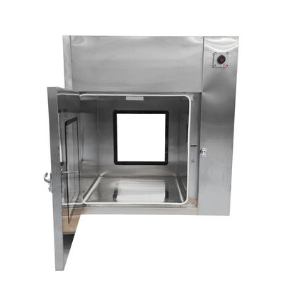 Ventana de transferencia a prueba de explosión con construcción de acero inoxidable 304 y purificación de flujo laminar de alta eficiencia para el paso de materiales peligrosos