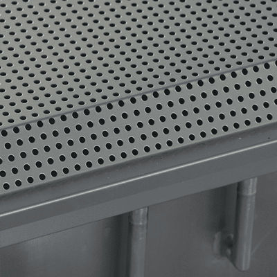 Ventilación HEPA con canal de líquido con clasificación IP55 y cero fugas de 584 × 584 × 480 mm para suministro de aire de sala limpia de semiconductores