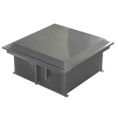 Ventilación HEPA con canal de líquido con clasificación IP55 y cero fugas de 584 × 584 × 480 mm para suministro de aire de sala limpia de semiconductores