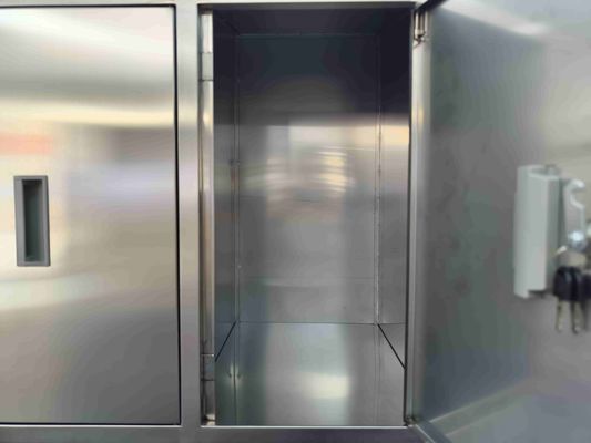 ESD-Seguro Acero inoxidable gabinete de zapatos de la sala de limpieza