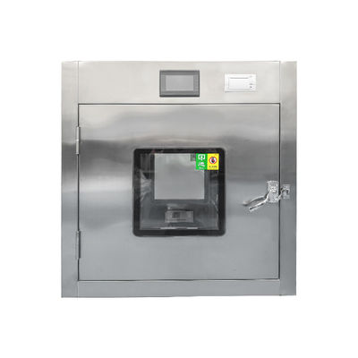 Caja de paso de lámpara de xenón con certificación GMP/ISO, tecnología UV de xenón pulsado y construcción de acero inoxidable 316L