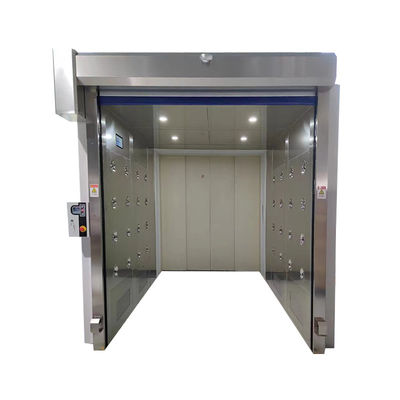 Puerta enrollable inteligente de alta velocidad habilitada para IoT con sellos a prueba de polvo y velocidad ajustable de 0,6 a 2,5 m/s para uso farmacéutico y minero