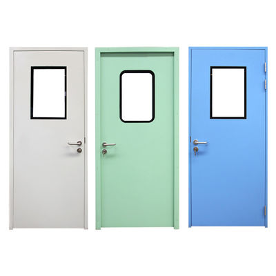 Puerta de acero higiénica de sala limpia con tamaños personalizados y sellado hermético para aplicaciones industriales