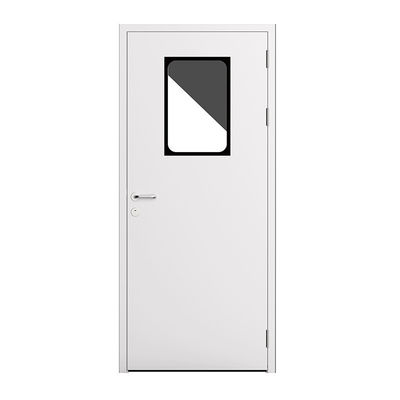 ISO 14644 Puerta de acero de sala limpia con sellado hermético.