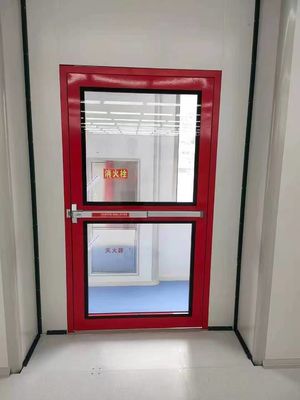 Puerta de salida de emergencia con calificación de incendio UL con hardware de pánico para la instalación conforme al código