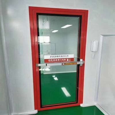 Puerta de salida de emergencia con calificación de incendio UL con hardware de pánico para la instalación conforme al código