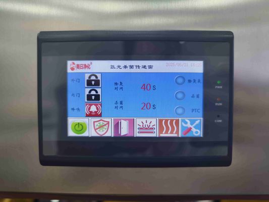 Ventana de transferencia de esterilización de luz de xenón. 99.99% tasa de muerte en 3 minutos.