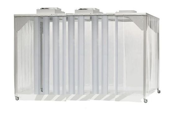 Sala limpia modular personalizable con filtración HEPA y cumplimiento de ISO 8 para aplicaciones industriales