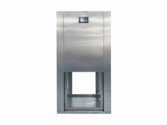 Gabinete de paso de flujo laminar con puerta elevadora vertical con filtro HEPA y construcción de acero inoxidable SUS304