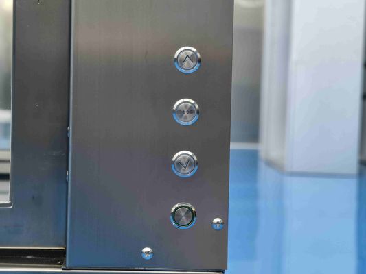 Gabinete de paso de flujo laminar con puerta elevadora vertical con filtro HEPA y construcción de acero inoxidable SUS304