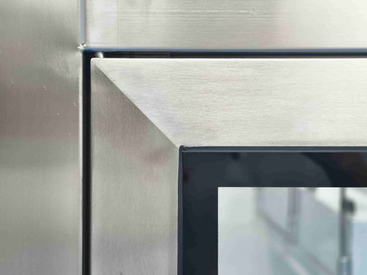 Caja de acceso de bloqueo electrónico de doble puerta. Solución de control de contaminación de salas limpias.