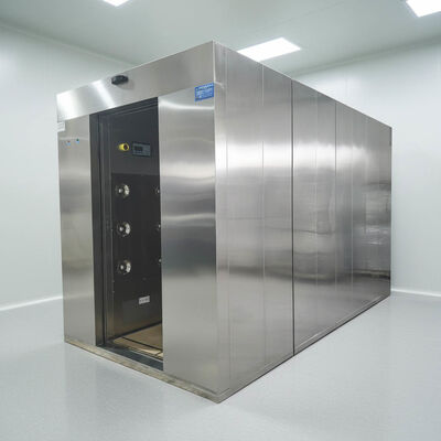 ISO 14644 ducha de aire industrial. Puerta de automóvil, acero pesado para fábricas.