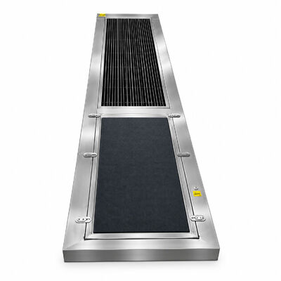 Máquina automática de limpieza y desinfectante de suela de zapatos con acero inoxidable 304 para eliminación de patógenos y motor de baja potencia