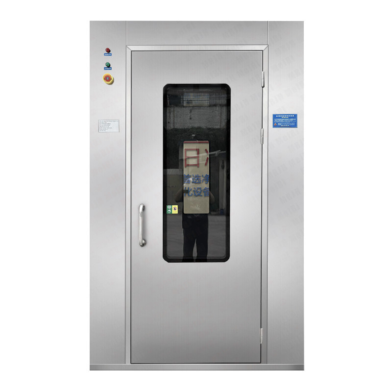 SUS304 Sala de ducha de aire de acero inoxidable Pharma con velocidad del viento 13-25m/s y tiempo de ducha de aire ajustable