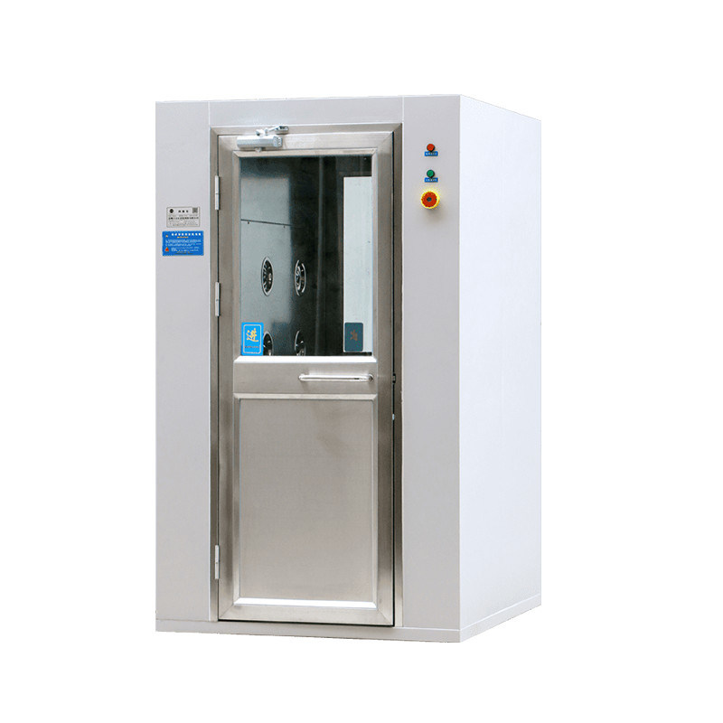 Sala de ducha modular pequeña con temporizador ajustable de 0-99s y ángulo de flujo de aire de 360 ° para equipos de sala limpia farmacéutica