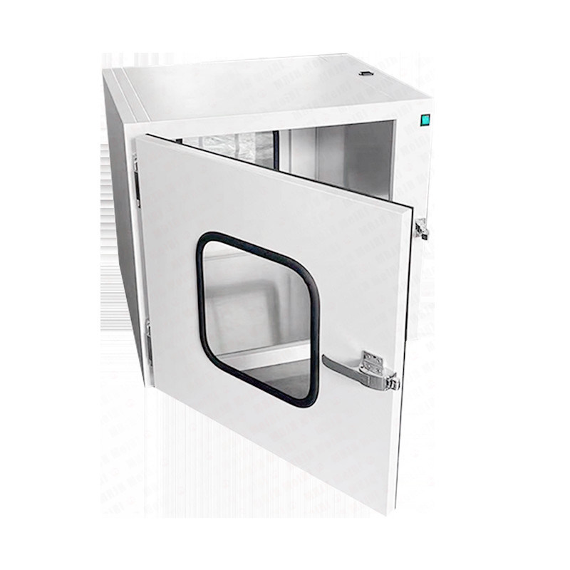 Caja de paso laminar de flujo de luz ISO 10 UV para ventana de transferencia de sala limpia con conexión sin fisuras