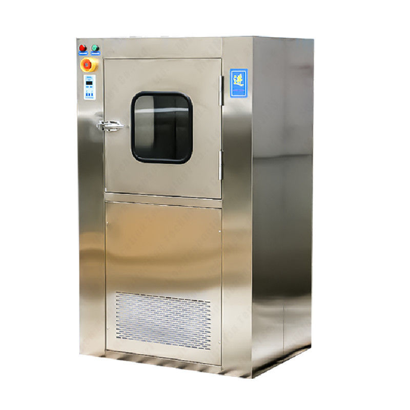 MRJH Single Story Puerta plana Control manual Interbloqueo Interior Exterior Todo de acero inoxidable Ducha de aire Caja de pase