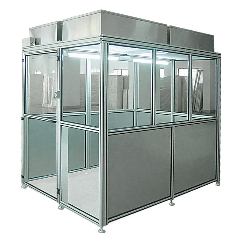 Sala limpia de paredes blandas modulares ISO 8 personalizable para todos los tamaños y tipos