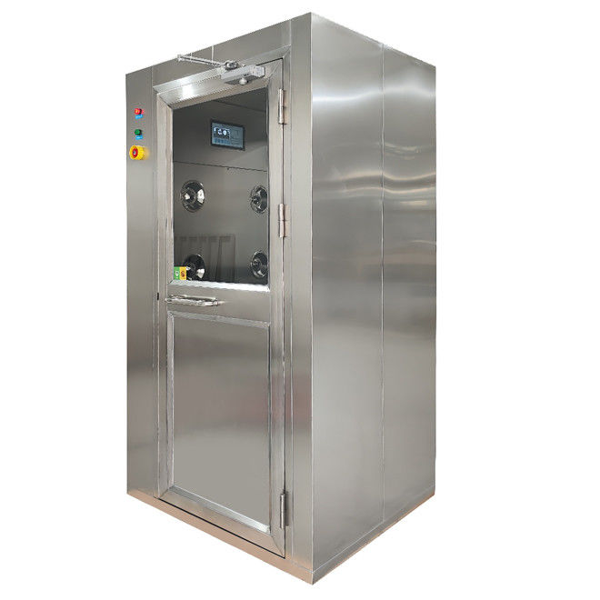 SS 201 Salón de ducha con aire Sopladores de un solo lado 380V 220V Con puerta giratoria