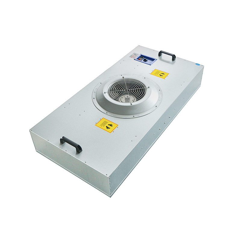 Unidad de filtro de ventilador HEPA de carcasa ultra delgada con voltaje 220V/120V/110V y construcción de acero inoxidable para salas limpias