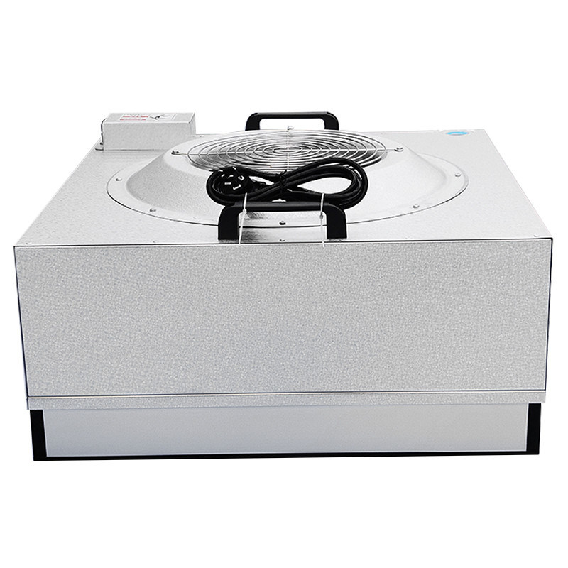 Unidad de filtro de ventilador FFU Sala limpia con marco de aleación de aluminio G3/G4 Filtro y conexión seca de corriente y falla reservada