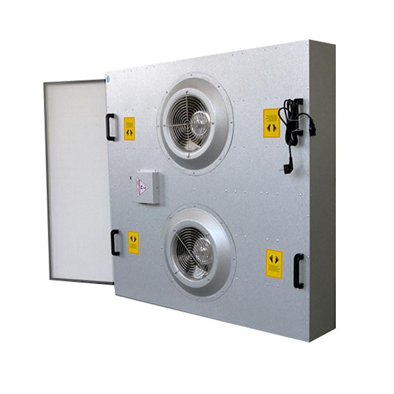 Unidad de filtro de ventilador FFU con motor de CC dual EC | Purificación de aire HEPA para salas blancas ISO