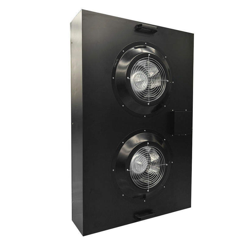 Unidad de filtro de ventilador FFU de pintura en placa fría negra para sala limpia