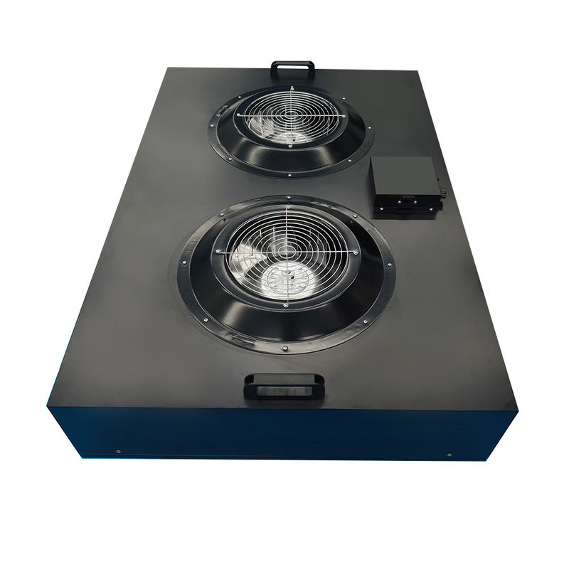 Unidad de ventilador de filtro FFU resistente a la corrosión pintura de placa fría negra para sala limpia