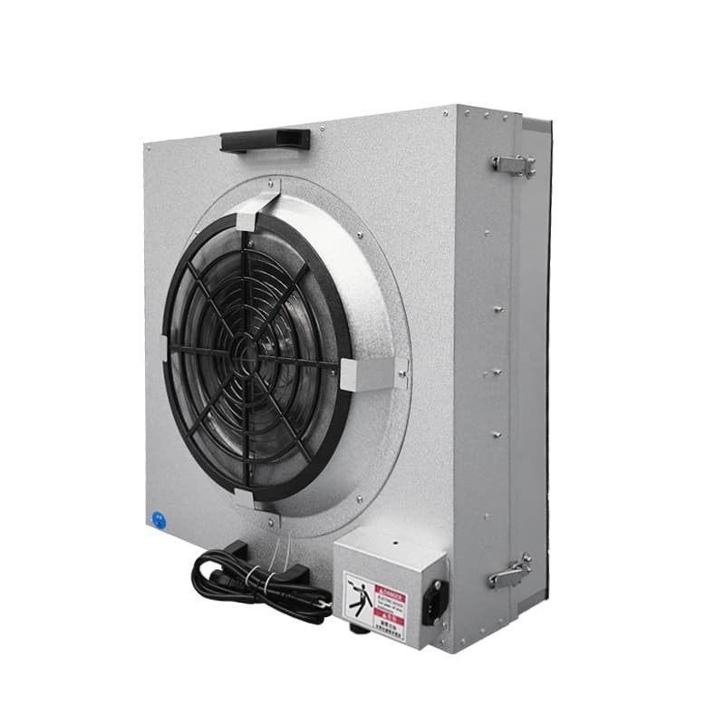 Unidad de filtro de ventilador HEPA de alta eficiencia para la purificación del aire en salas limpias con diseño ultra silencioso y ahorrador de energía