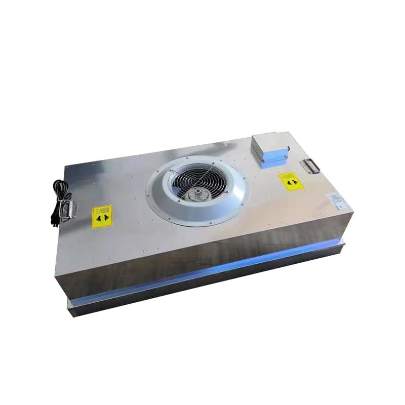 Unidad de filtro de ventilador de acceso inferior BFU con filtración HEPA de gran capacidad y reemplazo de filtro sin herramientas para salas limpias ISO