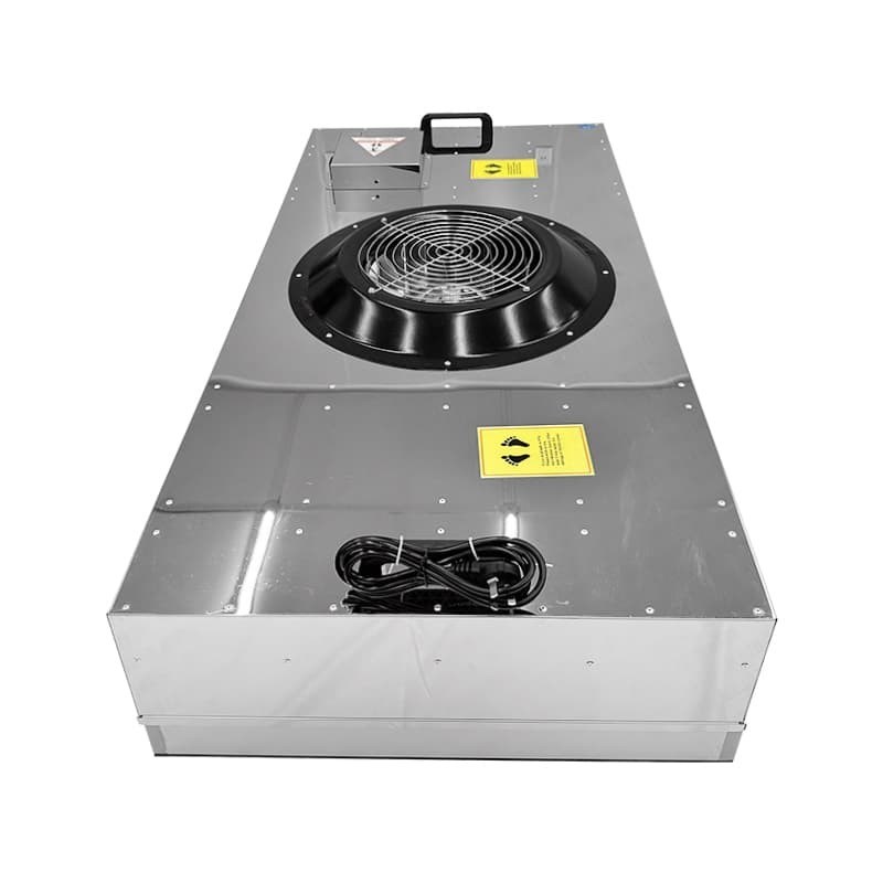 Unidad de filtrado de ventilador de acceso inferior de gran tamaño BFU con filtración de grado semiconductor y mantenimiento sin tiempo de inactividad para sistemas de aire de sala limpia