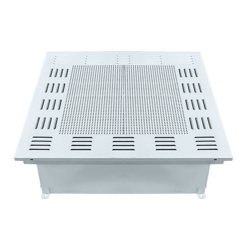 Ventilación HEPA a través de fosas líquidas con instalación sin herramientas y construcción resistente a los productos químicos para el cumplimiento sanitario en plantas químicas y alimentarias