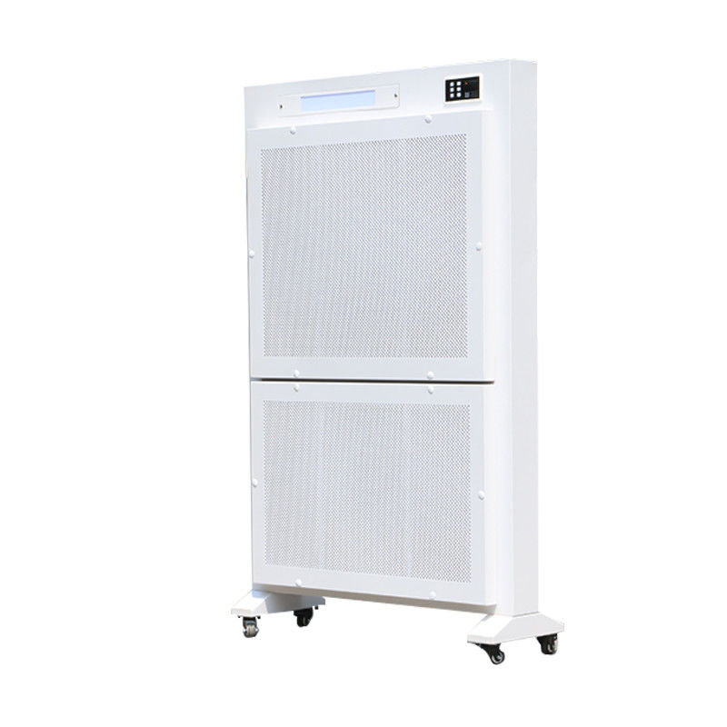 Pantalla de desinfección de aire de grado hospitalario. HEPA + UV-C 99.99% tasa de muerte. Certificado ISO 14644