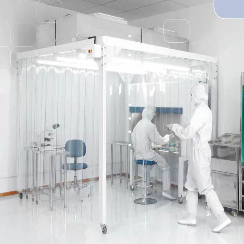 Clase 100 Iso 5 6 7 8 Gmp Equipo de sala limpia de farmacéuticos portátil