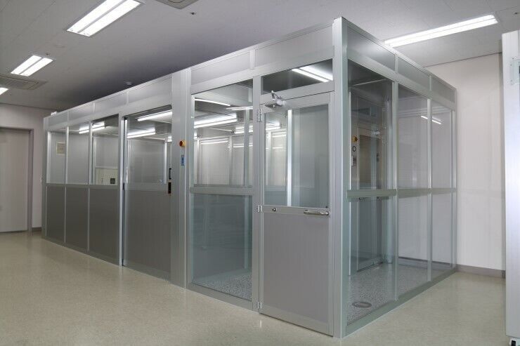 Sistemas modulares de salas limpias.