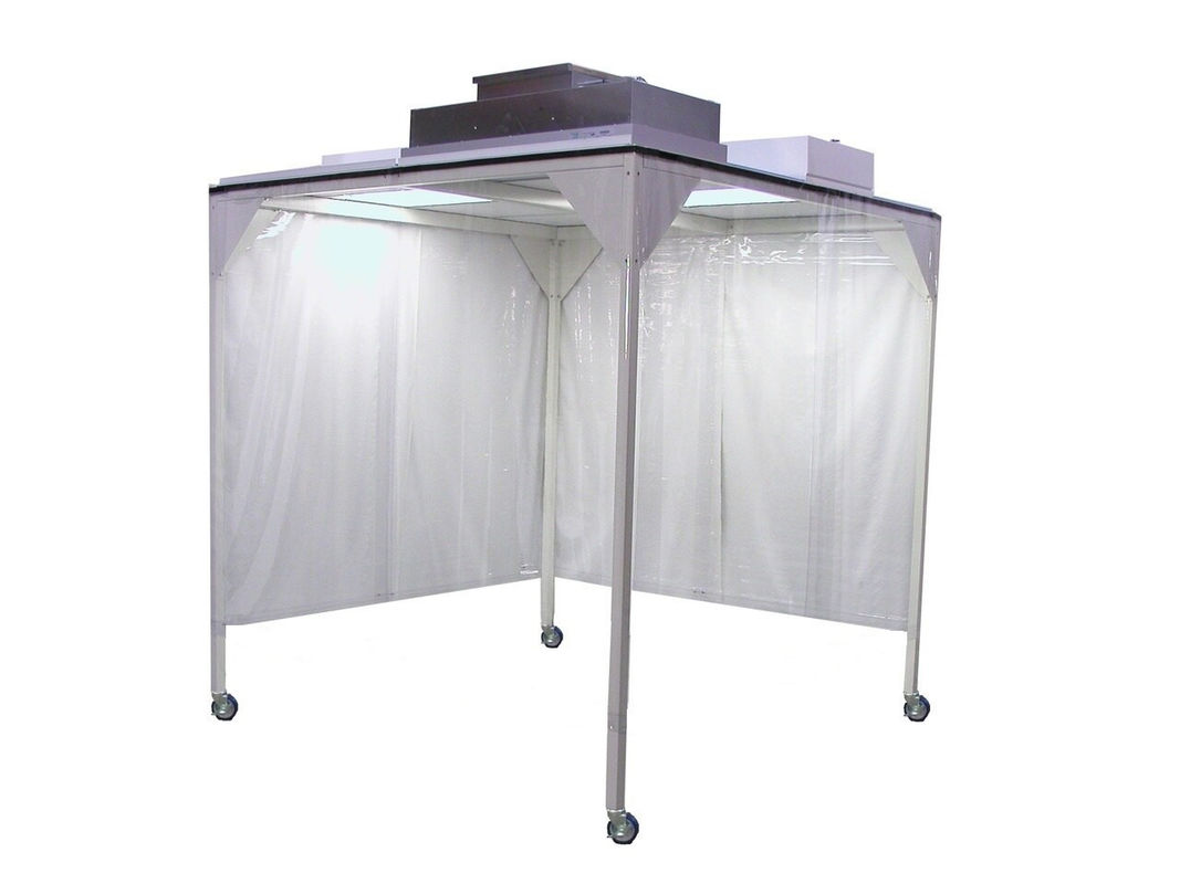 La cabina de sala limpia de clase 100: 99.995% de filtración HEPA. Instalación rápida y rentable.