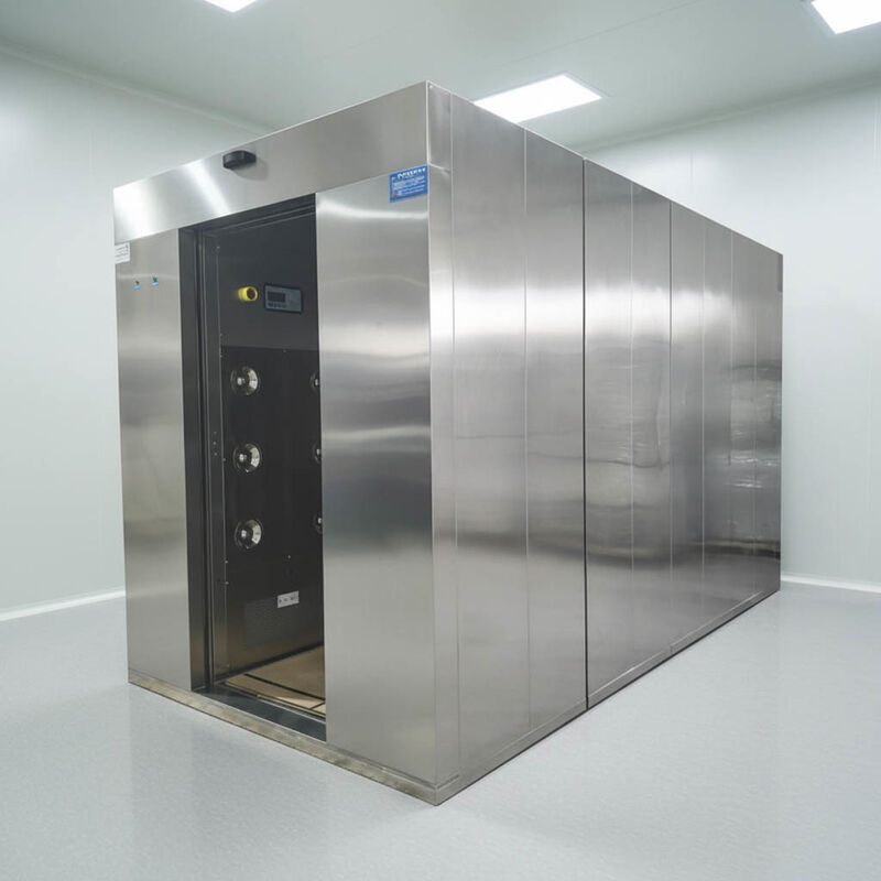 ISO 14644 ducha de aire industrial. Puerta de automóvil, acero pesado para fábricas.