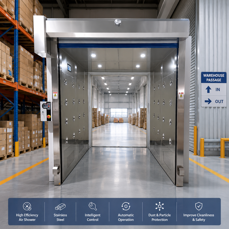 Puerta de rodadura rápida certificada UL/CE con velocidad de 2,5 m/s para aplicaciones de grado aeroportuario y farmacéutico